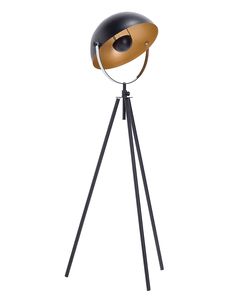 Lattiavalaisin metalli musta/kultainen THAMES Lattiavalaisin metalli musta/kultainen THAMES