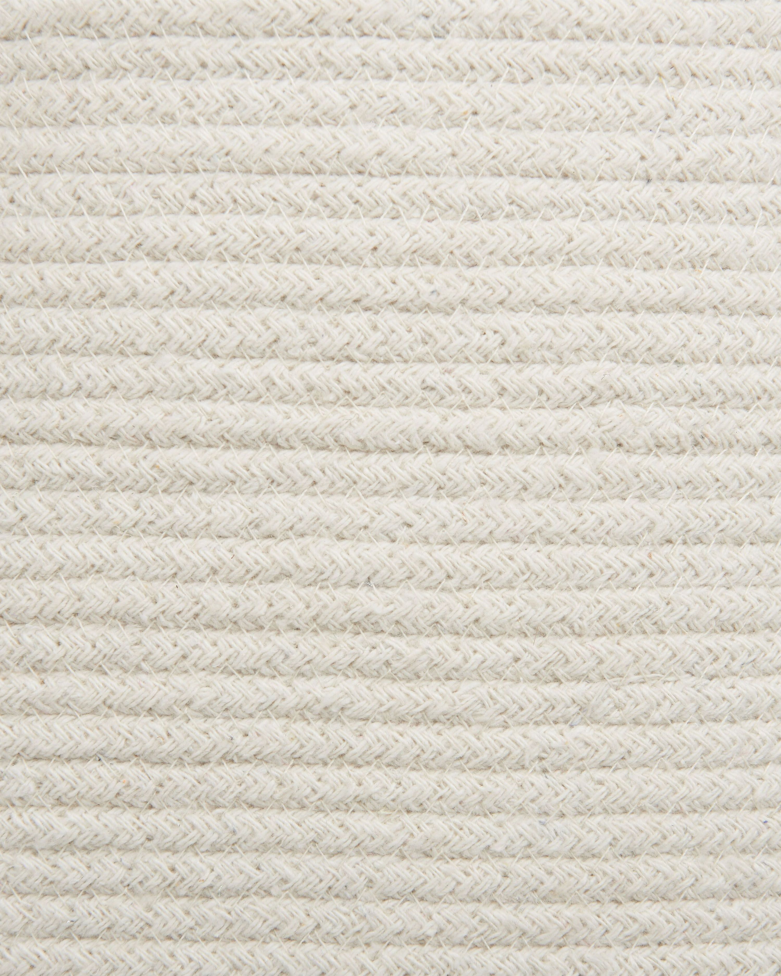 Paniers Blanc Clair en Coton Ronds 33 cm Corbeille à Linge Tressée Rangement pour Intérieur Minimaliste avec Couvercle Boîte Lot de 2 - Gamm vert