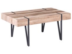 Sohvapöytä ruskea/musta ADENA Sohvapöytä ruskea/musta ADENA