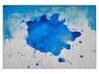 Tapis avec tache encre bleu 140 x 200 cm ODALAR_755374