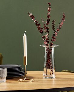 Kukkamaljakko lasi kirkas 26 cm MANNA