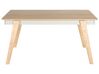 Mesa de comedor madera clara/gris 150 x 90 cm PHOLA_832109