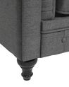 Fabric Armchair Grey CHESTERFIELD_779237