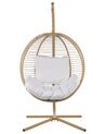 Hanging Chair with Stand Beige ARCO_844246