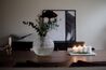 Mesa de jantar castanha escura 150 x 90 cm MADOX_802051