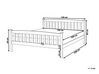 Dřevěná postel 140 x 200 cm bílá GIVERNY_753598