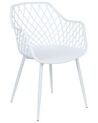 Set of 2 Dining Chairs White NASHUA II_861863