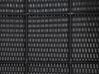 Lounge Set Rattan schwarz 4-Sitzer rechtsseitig modular Auflagen graphitgrau SANO II_833156