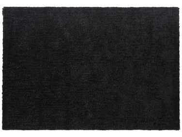 Teppich schwarz 160 x 230 cm Shaggy DEMRE