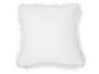 Set of 2 Faux Fur Cushions 45 x 45 cm White LUBHA_854252
