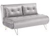 Sofa Set Samtstoff grau 3-Sitzer VESTFOLD_808940