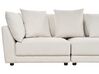 3 Seater Fabric Sofa with Ottoman Off-White SIGTUNA_896571