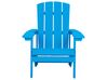 Chaise de jardin bleue ADIRONDACK_728475