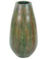 Decoratieve vaas terracotta groen/bruin 48 cm AMFISA_850297