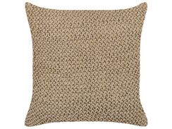 Koristetyyny juutti beige 45 x 45 cm BEGONIA