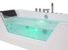 Whirlpool Bath with LED 1740 mm White SAMANA_559569