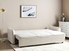 Canapé-lit avec rangement en tissu blanc cassé KRAMA_898303