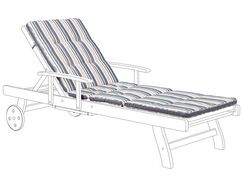 Pehmuste lepotuoliin - Sinibeige raidallinen - TOSCANA, JAVA Pehmuste lepotuoliin - Sinibeige raidallinen - TOSCANA, JAVA