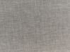 Cama de casal em tecido cinzento claro 140 x 200 cm FITOU_875866