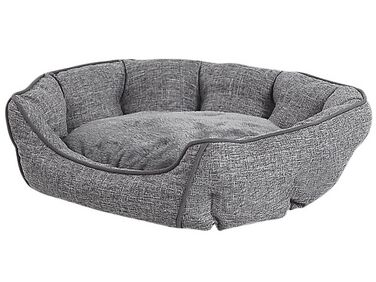 Linen Pet Bed 65 x 50 cm Grey CANDIR