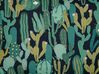 Sada 2 zahradních polštářů se vzorem kaktusů ⌀ 40 cm zelené BUSSANA_881391