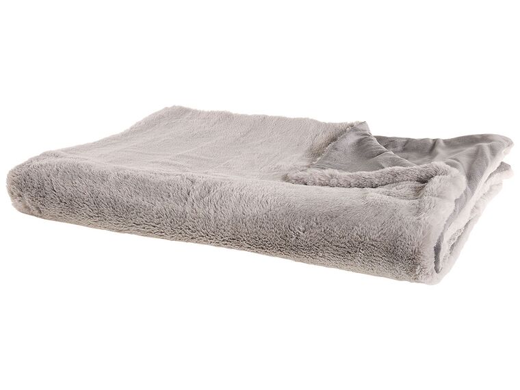 Blanket 200 x 220 cm Grey CHAAB_812616