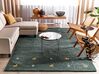 Vlnený koberec gabbeh 200 x 300 cm zelený CALTI_855828
