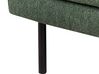 Right Hand 2 Seater Fabric Corner Sofa Dark Green BREDA_876141