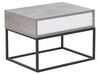 1 Drawer Bedside Table Concrete Effect CAIRO_790418