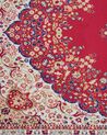 Vloerkleed polyester rood 140 x 200 cm KARAMAN_716903