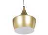 Metal Pendant Lamp Gold FRASER_823443