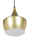 Metal Pendant Lamp Gold FRASER_823443