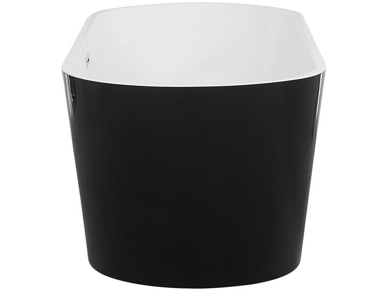 Freestanding Oval Bath 1700 x 700 mm Black CABRITOS Beliani.co.uk