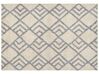 Teppich Baumwolle beige / grau 160 x 230 cm NEVSEHIR_839413