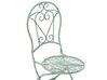 Ensemble de terrasse bistrot table et 2 chaises vertes TRENTO_774540