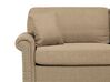 3 Seater Fabric Sofa Sand Beige OTRA II_763240