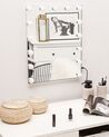 Specchio camerino da parete a LED bianco 40 x 50 cm LUCENAY_756938