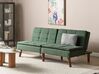 Fabric Sofa Bed Green RONNE_898171