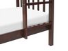 Patrová postel 90 x 200 cm tmavé dřevo REVIN_876982