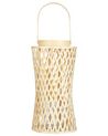Bambusový lampáš na sviečku 38 cm prírodný MACTAN_873502