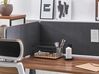Přepážka na pracovní stůl 80 x 40 cm tmavě šedá WALLY_800935