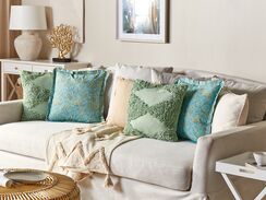 Koristetyyny puuvilla monivärinen 45 x 45 cm 2 kpl AMOENA Koristetyyny puuvilla monivärinen 45 x 45 cm 2 kpl AMOENA