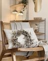 Wooden Chair with Rattan Braid Light Wood MIDDLETOWN_907200
