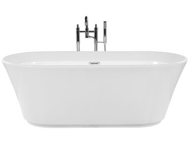 Freestanding Bath 1700 x 800 mm White OVALLE