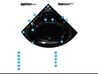 Whirlpool Badewanne schwarz Eckmodell mit LED 190 x 150 cm TOCOA_781371