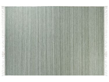 Teppich hellgrün 160 x 230 cm Kurzflor MALHIA