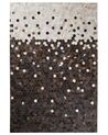 Dywan patchwork skórzany 160 x 230 cm brązowo-beżowy EYIM_764665