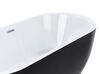 Bañera de acrílico negro/blanco 170 x 80 cm NEVIS_806474