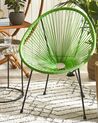 Cadeira de jardim em rattan verde ACAPULCO II_795175