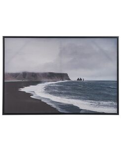 Canvas-taulu sininen/harmaa 93 x 63 cm ORTONA Canvas-taulu sininen/harmaa 93 x 63 cm ORTONA